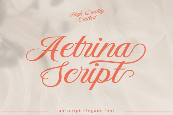 Aetrina Script: A Delicate Handwritten Font for Elegant Web Design