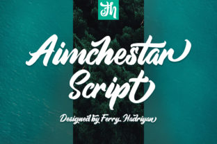 Aimchestar Script: A Modern Handwritten Font for Small Business Branding