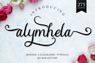 Alymhela Font for Feminine & Luxurious Web Design