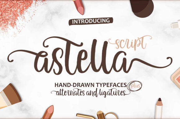 Astella Script Font for Handmade Branding & Printables