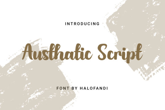 Austhatic Script: A Timeless Script Handwritten Font for Editorial Elegance