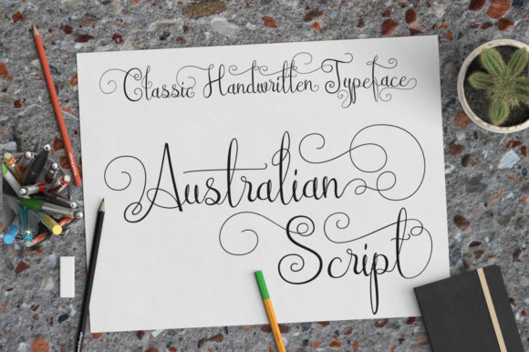 Australian Script Font for Elegant Brand Identity