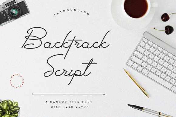 Backtrack Script: An Elegant Handwritten Font for Makers