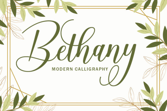 Bethany Script Font for Handmade Creators