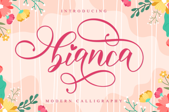 Bianca Script Font for Elegant DIY Projects