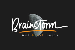 Brainstorm Font for Creative Design