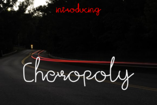 Cheropoly: A Stylish Handwritten Typeface for Small Business Branding