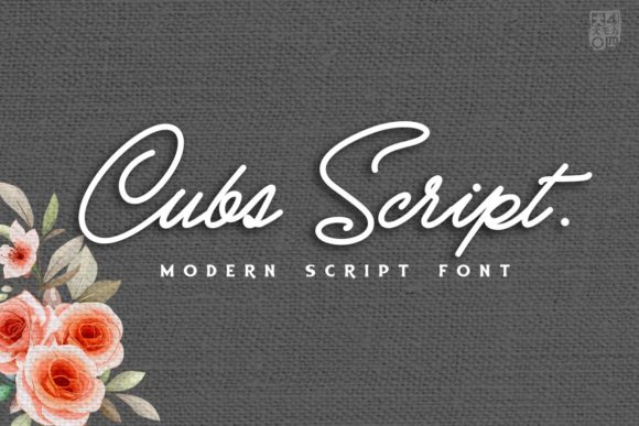 Cubs Script: A Stylish Handwritten Font for Scroll-Stopping Campaigns