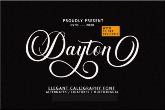 Dayton Script Font for Elegant Digital Branding