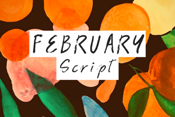 February Script: A Brushed Handwritten Font for Digital Branding