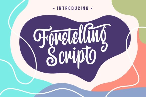 Foretelling Script: An Elegant Script Handwritten Font for Editorial Design