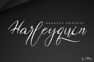 Harleyquin Font: Sweet Script for Editorial Design