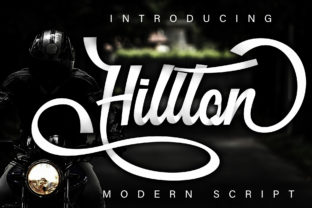Hillton Modern Script: A Classy Script Handwritten Font for Editorial Design