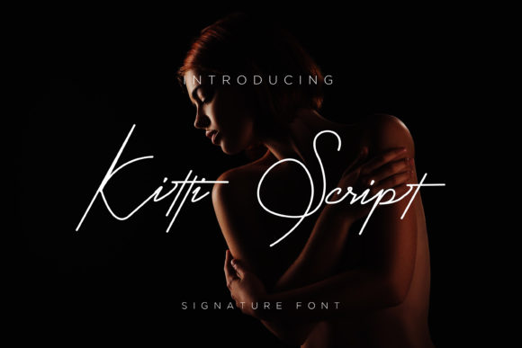 Kitti Script: A Cute Signature Font for Handmade Creators