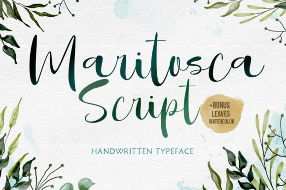 Maritosca Script: A Premium Script Handwritten Font for Campaign Clarity