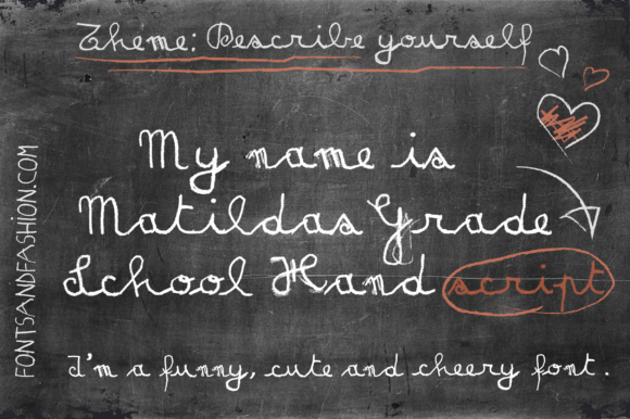 Matilda’s Grade School Hand Script: A Playful Cursive Font for Brand Campaigns