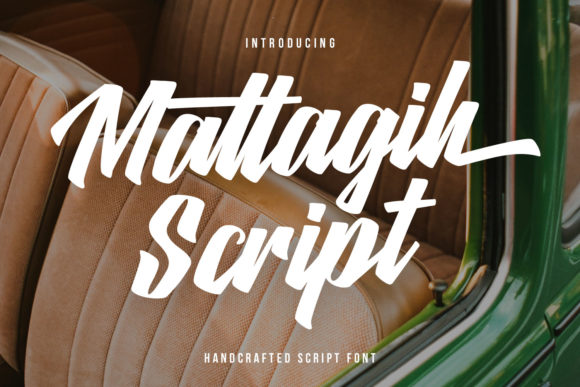 Matlagih Script: A Bold Handwritten Font for Confident Branding