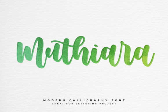 Muthiara: A Timeless Script Handwritten Font for Thoughtful Design