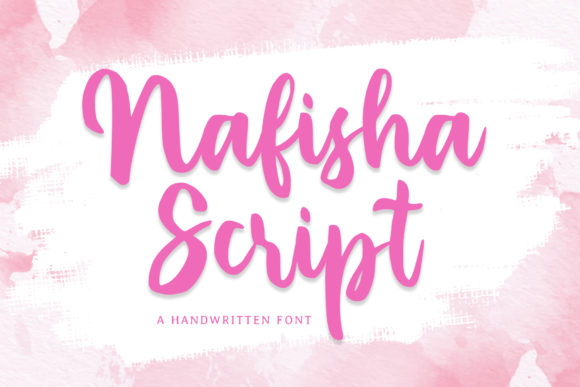 Nafisha Script: A Flowing Handwritten Font for Elegant Digital Branding