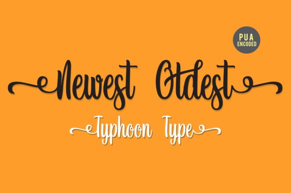 Newest Oldest: A Script Handwritten Font for Thoughtful Design