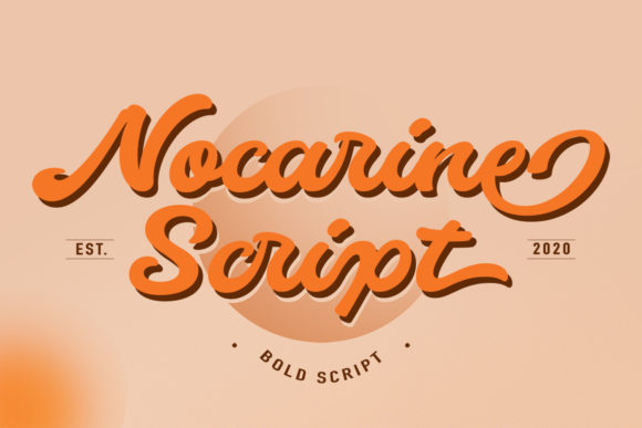 Nocarine Script: A Flowing Handwritten Font for Digital Elegance