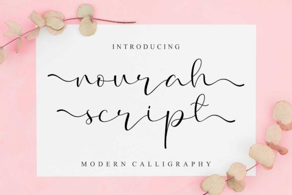 Nourah Script: A Handwritten Font for Elegant Editorial Design