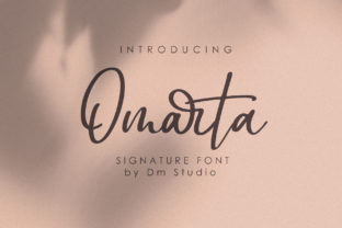 Omarta Font: Classy Script for Creative Projects