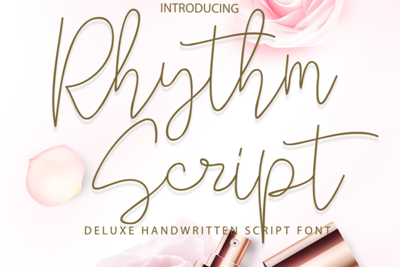 Rhythm Script: An Elegant Handwritten Font for Editorial Design
