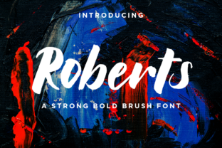 Roberts: A Bold Brush Script Font with Handwritten Soul