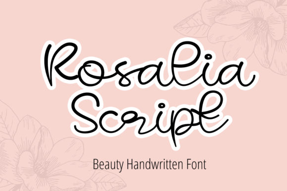 Rosalia Script: A Delicate Handwritten Font for Brand Romance