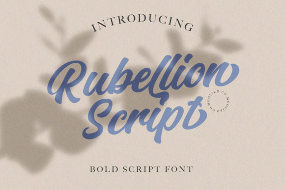 Rubelion Script: A Premium Script Handwritten Font for Brand Elegance