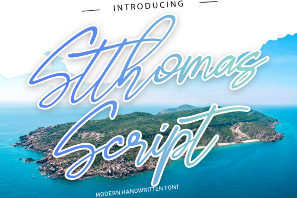 Stthomas Script: A Premium Script Handwritten Font for Elegant Campaigns