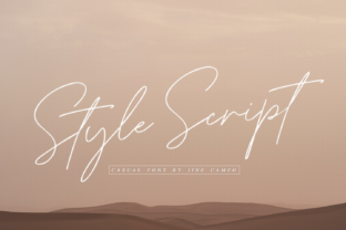 Style Script: A Distinctive Script Handwritten Font with Personality