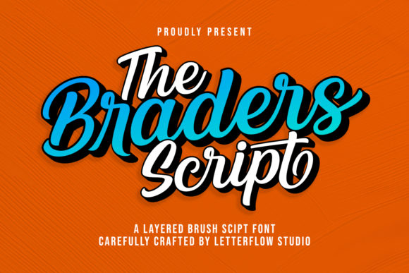 The Braders Script: A Vintage Handwritten Font for Thoughtful Editorial Design