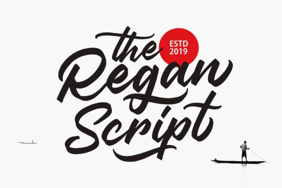 The Regan Script: A Retro Handwritten Font for Authentic Branding