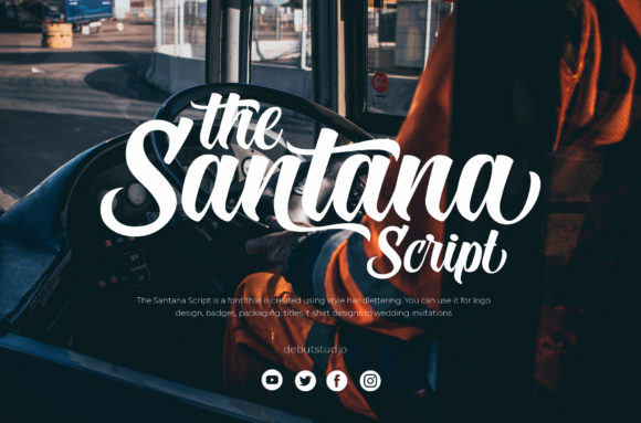 The Santana Script: A Premium Script Handwritten Font for Editorial Design